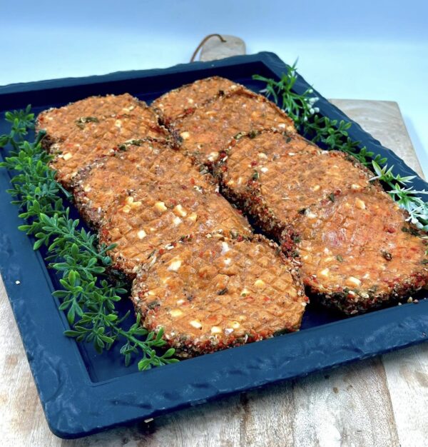 Jalapeno burgers verpakt per 4 stuks