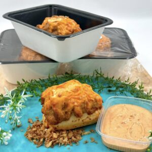 Broodje Genot (stroganoff gehakt en cheddar kaas) kant en klaar