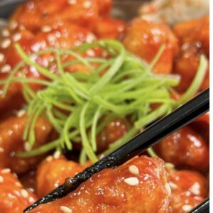 Korean gekruide kipfilet blokjes 500 gr
