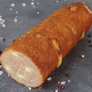 Afgebakken grillworst met kaas 500gr
